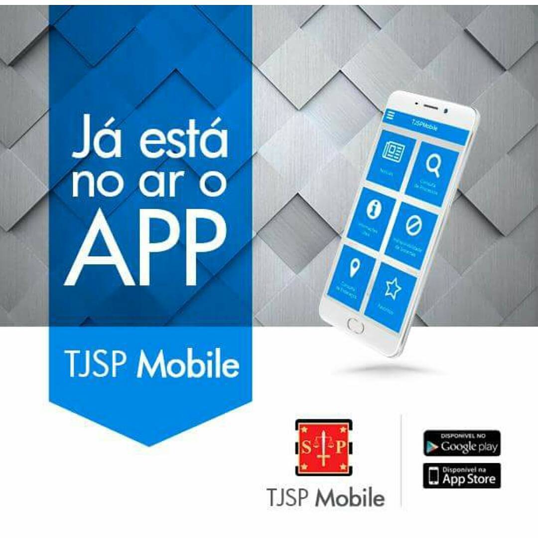 Aplicativo TJSP Mobile: serviços e informações pelo celular
